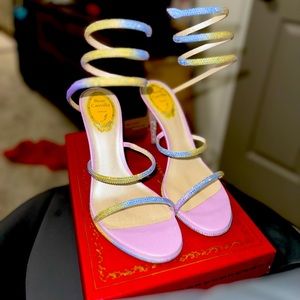 Rene Coavilla Margot Jewel Sandal Stiletto